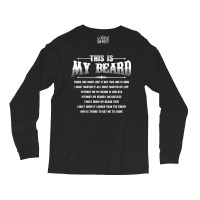 This Is My Beard There Are Many Like It Father Gifts Long Sleeve Shirts | Artistshot