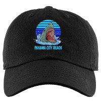 Panama City Beach Vacation Shark Theme Kids Cap | Artistshot