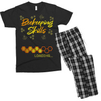 Beekeeping Skills Loading Ironic Hobby Bee Keeper Men's T-shirt Pajama Set | Artistshot