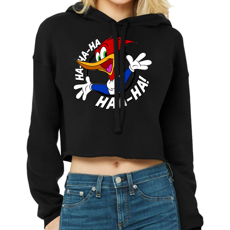 Woody Woodpecker Classic Cropped Hoodie by cm-arts | Artistshot