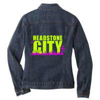 Headstone City Ladies Denim Jacket | Artistshot