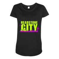 Headstone City Maternity Scoop Neck T-shirt | Artistshot