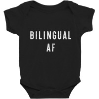 Bilingual Af Shirt, Funny Tee Gift For Mexican Men And Women Baby Bodysuit | Artistshot