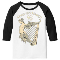 Erin Go Bragh Eire Irish Harp Ireland St . Patricks Day Gift T Shirt Youth 3/4 Sleeve | Artistshot