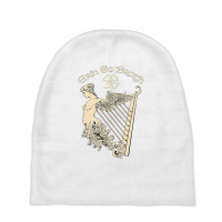 Erin Go Bragh Eire Irish Harp Ireland St . Patricks Day Gift T Shirt Baby Beanies | Artistshot