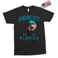 Panama City Florida Spring Vacations Beach Palm Trees Summer Exclusive T-shirt | Artistshot