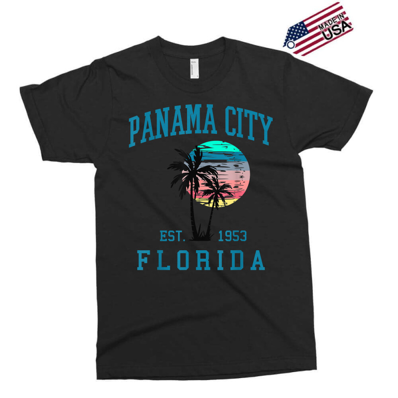 Panama City Florida Spring Vacations Beach Palm Trees Summer Exclusive T-shirt by ElsieLynne | Artistshot