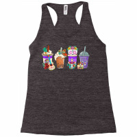 Funny Mexican Coffee Cups Calavera Dia De Muertos Halloween Tank Top Racerback Tank | Artistshot