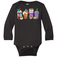 Funny Mexican Coffee Cups Calavera Dia De Muertos Halloween Tank Top Long Sleeve Baby Bodysuit | Artistshot