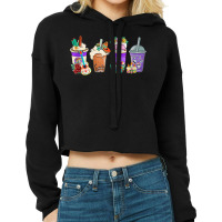 Funny Mexican Coffee Cups Calavera Dia De Muertos Halloween Tank Top Cropped Hoodie | Artistshot