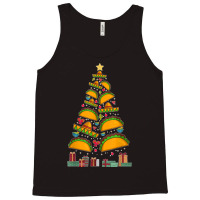 Funny Mexican Xmas Tree Tacos Burritos Feliz Navidad Tank Top | Artistshot