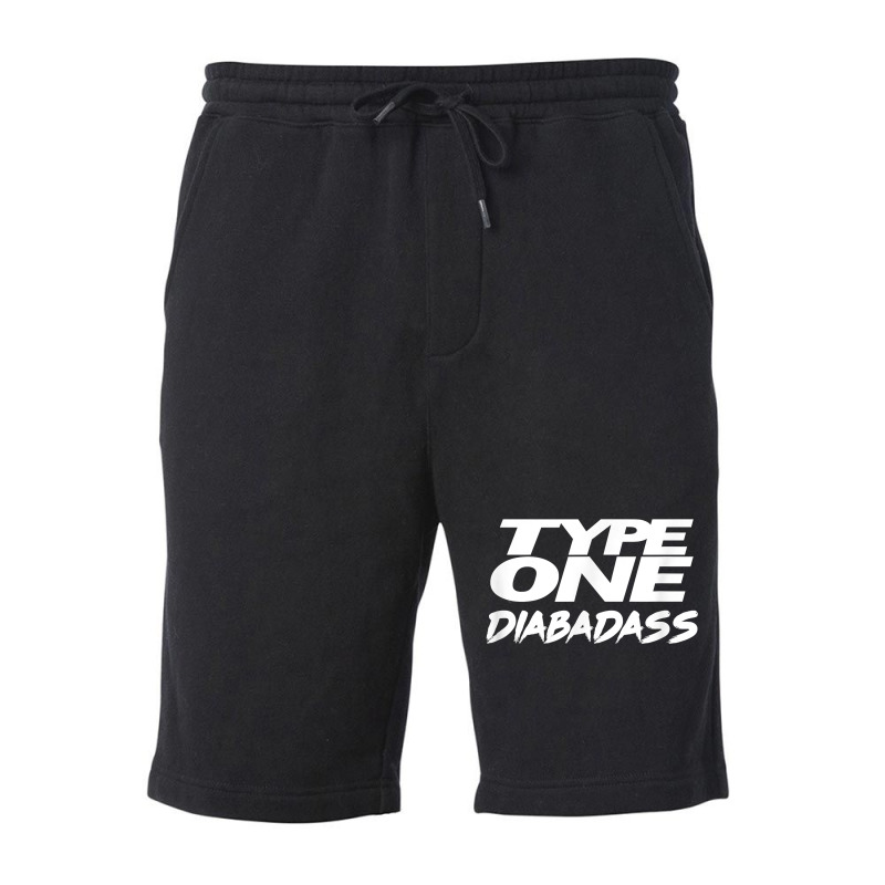 Type One Diabadass World Diabetes Day 14 Nov Blue Circle Fleece Short | Artistshot