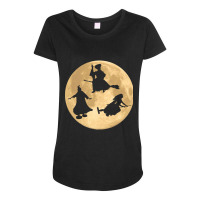 Hocus Pocus Moon Maternity Scoop Neck T-shirt | Artistshot