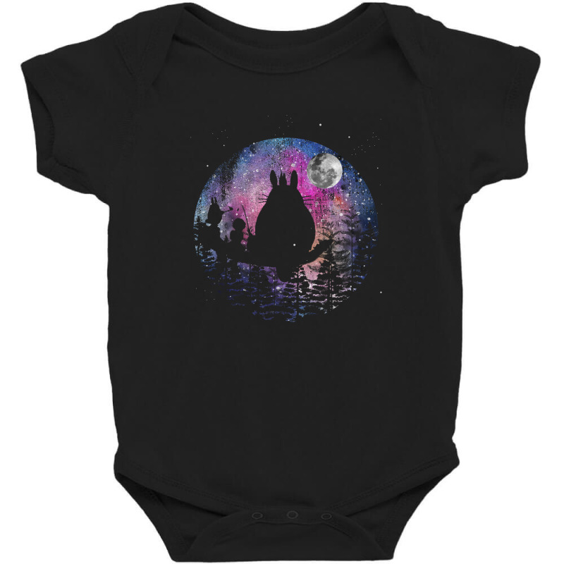 Totoro Galaxy Baby Bodysuit by autlu2024 | Artistshot