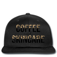 Coffee And Skincare Leopard Esthetician Skincare Printed Hat | Artistshot