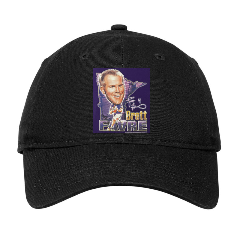 Brett, Favre, Minnesota, The Brett Favre Minnesota, Brett Favre Minnes Adjustable Cap | Artistshot