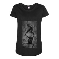 Occult Gothic Dark Satanic Unholy Witchcraft Grunge Emo Goth T-shirt Maternity Scoop Neck T-shirt | Artistshot