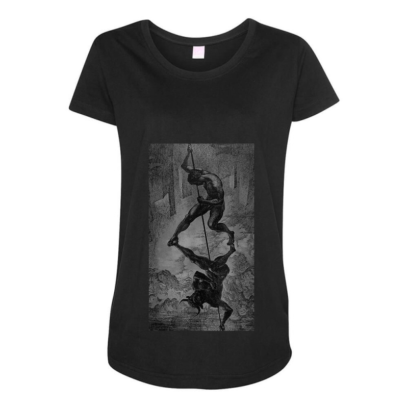 Occult Gothic Dark Satanic Unholy Witchcraft Grunge Emo Goth T-shirt Maternity Scoop Neck T-shirt by cm-arts | Artistshot