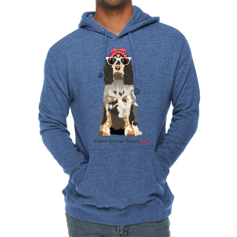 English Springer Spaniel Mom Retro Mothers Day Lightweight Hoodie | Artistshot