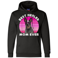 Blue Heeler Mom For Women Retro Blue Australian Cattle Dog Champion Hoodie | Artistshot