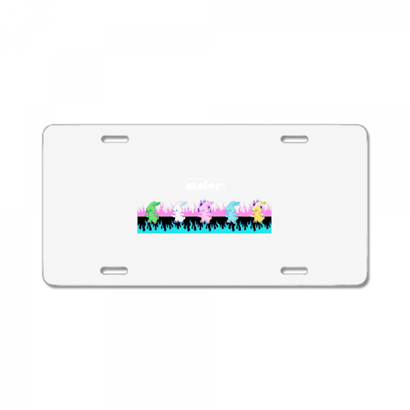 Newjeans Bunnies  Amp  Flames License Plate | Artistshot