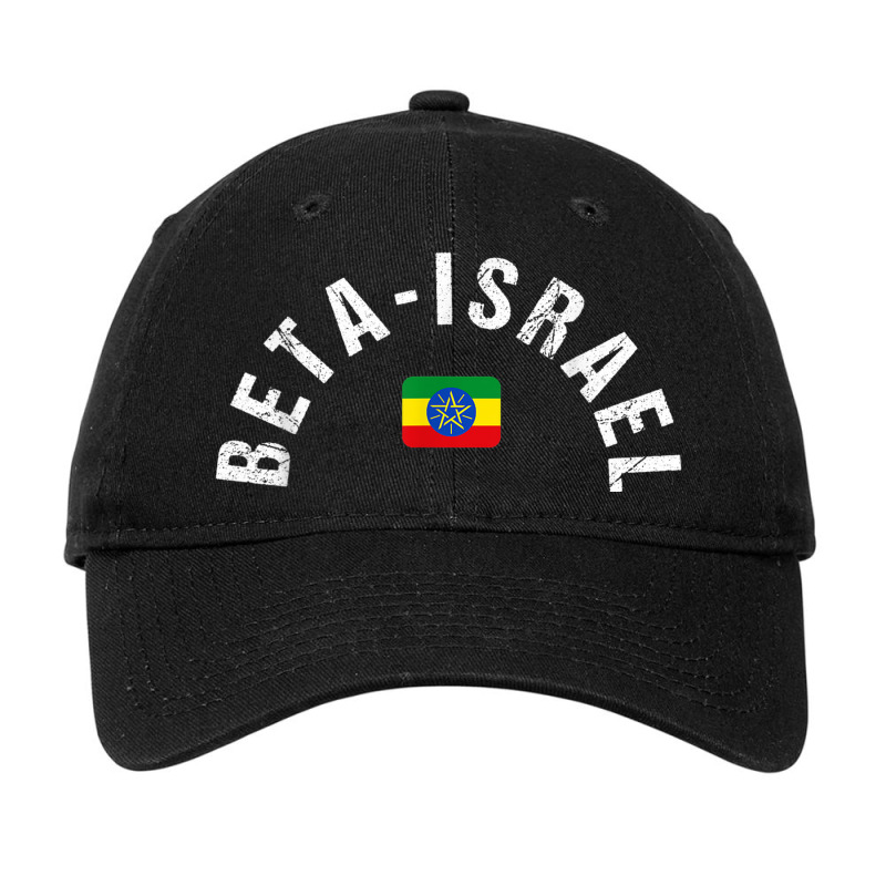 Beta Israel Jewish Culture   Vintage Large Distressed Design Adjustable Cap | Artistshot