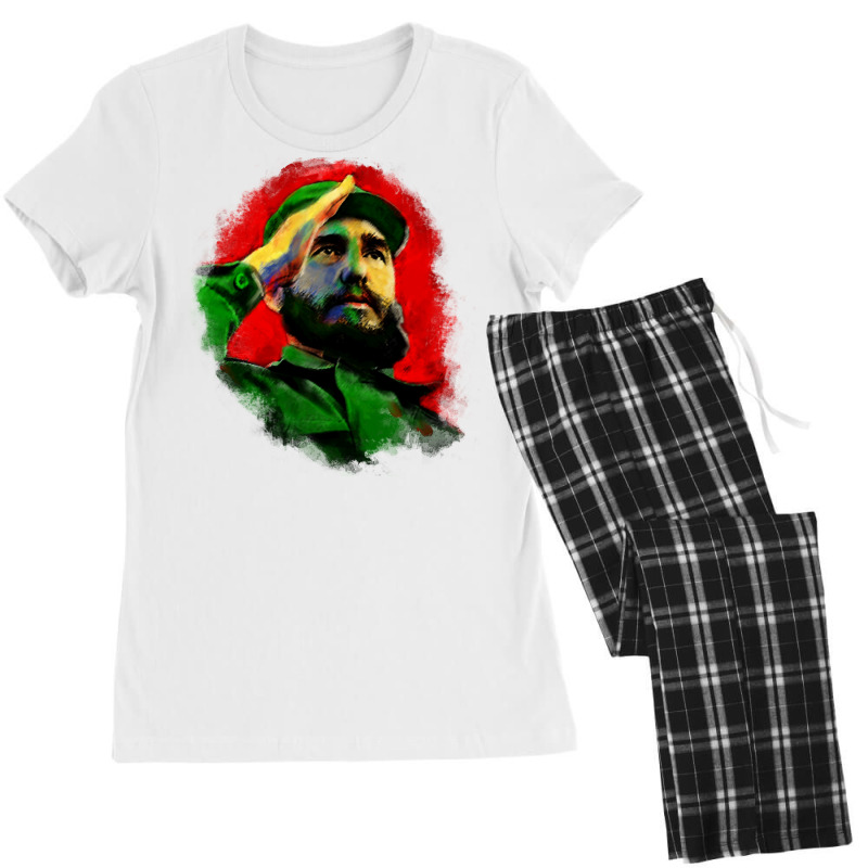 Fidel Castro Pullover Hoodie Women's Pajamas Set by cm-arts | Artistshot