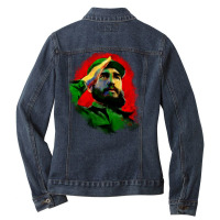 Fidel Castro Pullover Hoodie Ladies Denim Jacket | Artistshot