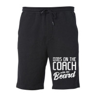 Womens Dibs Coach Beard Football Gridiron Sport Wife Women Gift Fleece Short | Artistshot