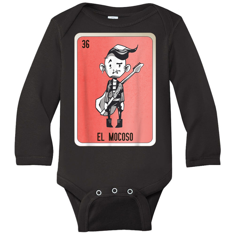 El Mocoso Mexican Slang Lottery Bingo Cards Long Sleeve Baby Bodysuit by Newart | Artistshot