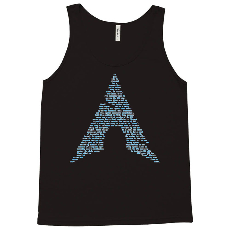 Arch Gnulinux Richard Stallman Interject Pasta Tank Top by cm-arts | Artistshot