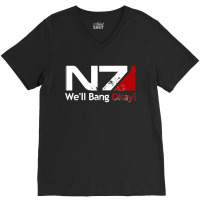 We'll Bangs Okay N7s V-neck Tee | Artistshot