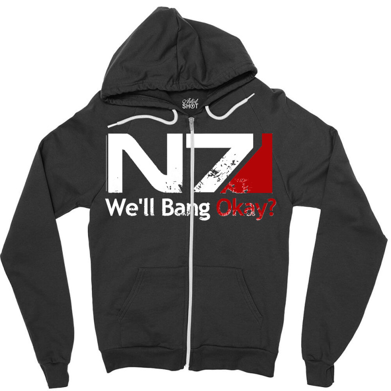 We'll Bangs Okay N7s Zipper Hoodie | Artistshot