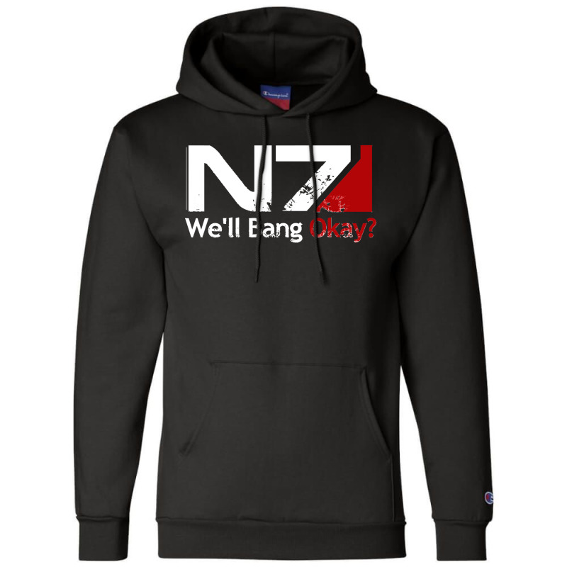 We'll Bangs Okay N7s Champion Hoodie | Artistshot