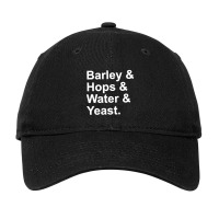 Barley, Hops, Water, Yeast Adjustable Cap | Artistshot