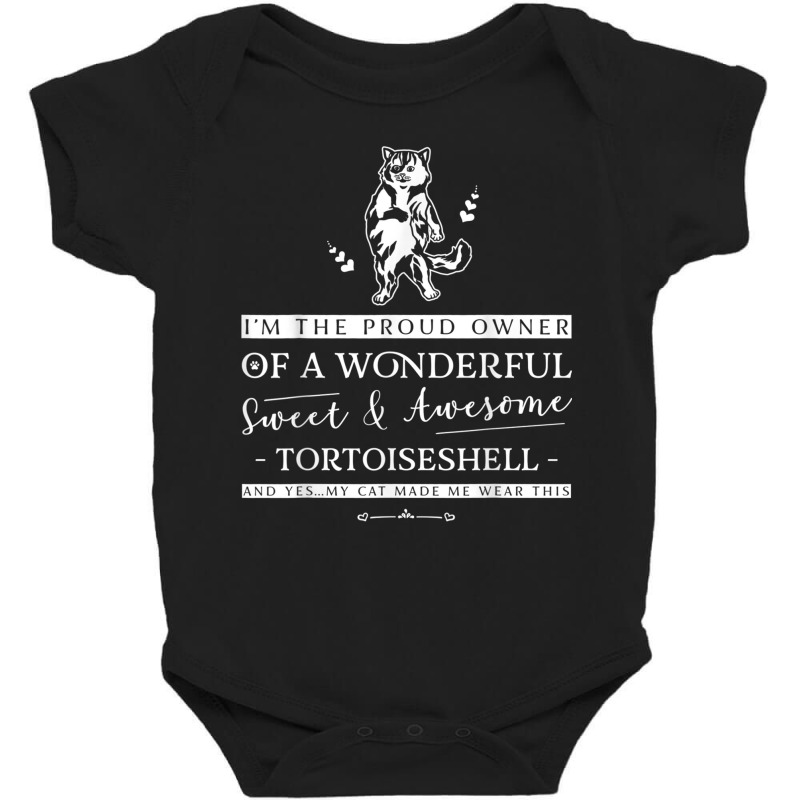 Tortoiseshell Cat Christmas Or Birthday Gift Baby Bodysuit by cm-arts | Artistshot