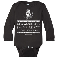 Tortoiseshell Cat Christmas Or Birthday Gift Long Sleeve Baby Bodysuit | Artistshot