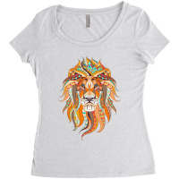 Lion Women's Triblend Scoop T-shirt | Artistshot