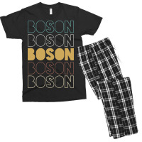 Boson Boson Boson Boson Boson Men's T-shirt Pajama Set | Artistshot