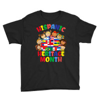 Hispanic Heritage Month Latin American Flag Kids Youth Tee | Artistshot