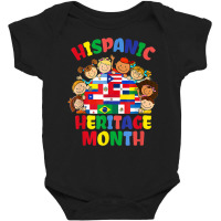 Hispanic Heritage Month Latin American Flag Kids Baby Bodysuit | Artistshot