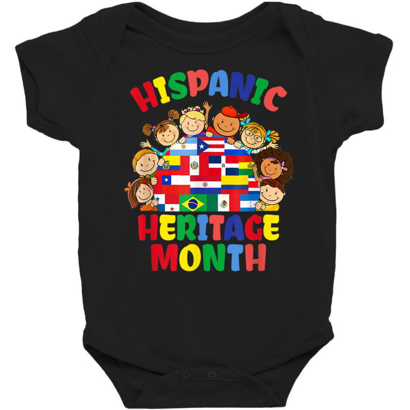 Hispanic Heritage Month Latin American Flag Kids Baby Bodysuit by TopShirts | Artistshot