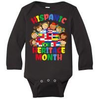 Hispanic Heritage Month Latin American Flag Kids Long Sleeve Baby Bodysuit | Artistshot