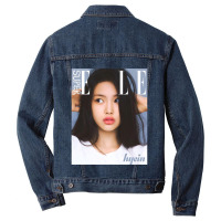 Newjeans Hyein X Elle Men Denim Jacket | Artistshot