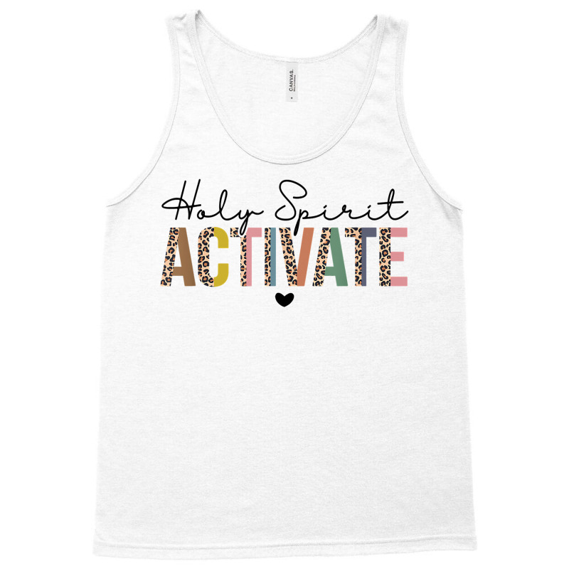 Holy Spirit Activate Leopard Christians Jesus Love Family T Shirt Tank Top | Artistshot