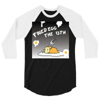 Gudetama Fried Egg The 13th Halloween Tee 3/4 Sleeve Shirt | Artistshot