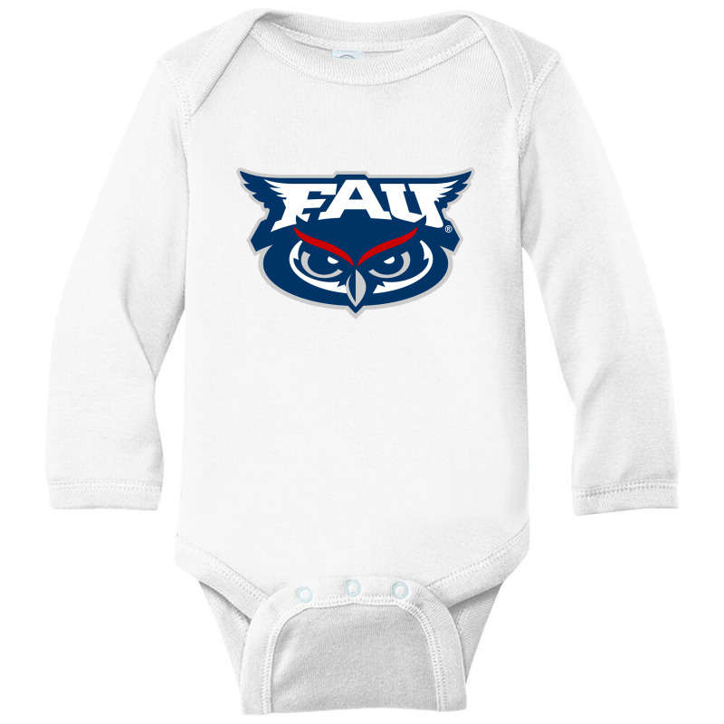 Florida Atlantic Long Sleeve Baby Bodysuit by NanaCoots | Artistshot