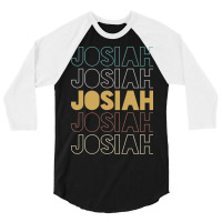 Josiah Josiah Josiah Josiah Josiah 3/4 Sleeve Shirt | Artistshot