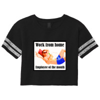 Work From Home Employee Of The Month, Employee Of The Month Scorecard Crop Tee | Artistshot