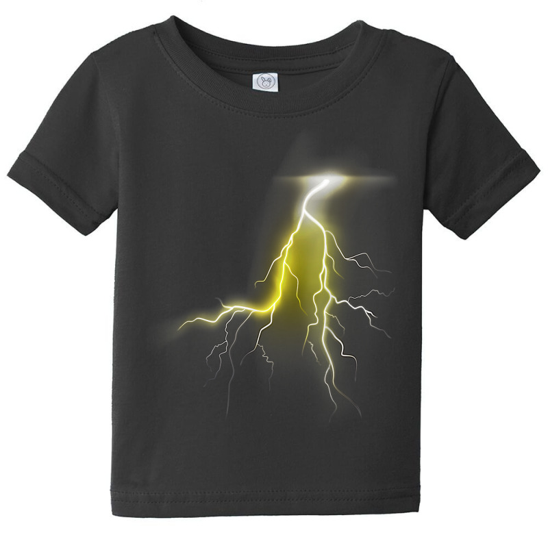 Lightning T Shirt Thunder Lightning Bolt Storm Cloud Strikes Baby Tee by cm-arts | Artistshot